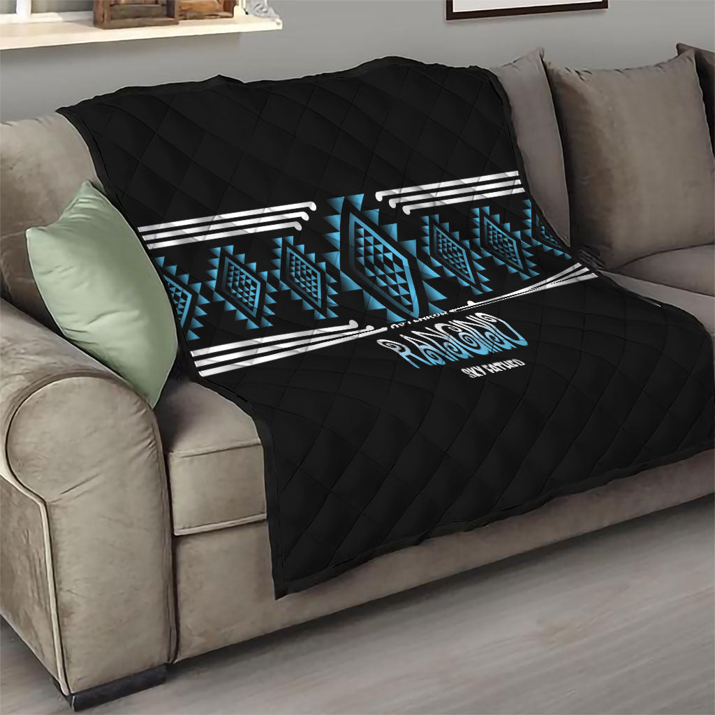 Aotearoa Atua Ranginui Quilt Maori Sky Father Taniko Motifs