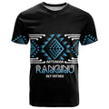 Aotearoa Atua Ranginui Personalised T Shirt Maori Sky Father Taniko Motifs