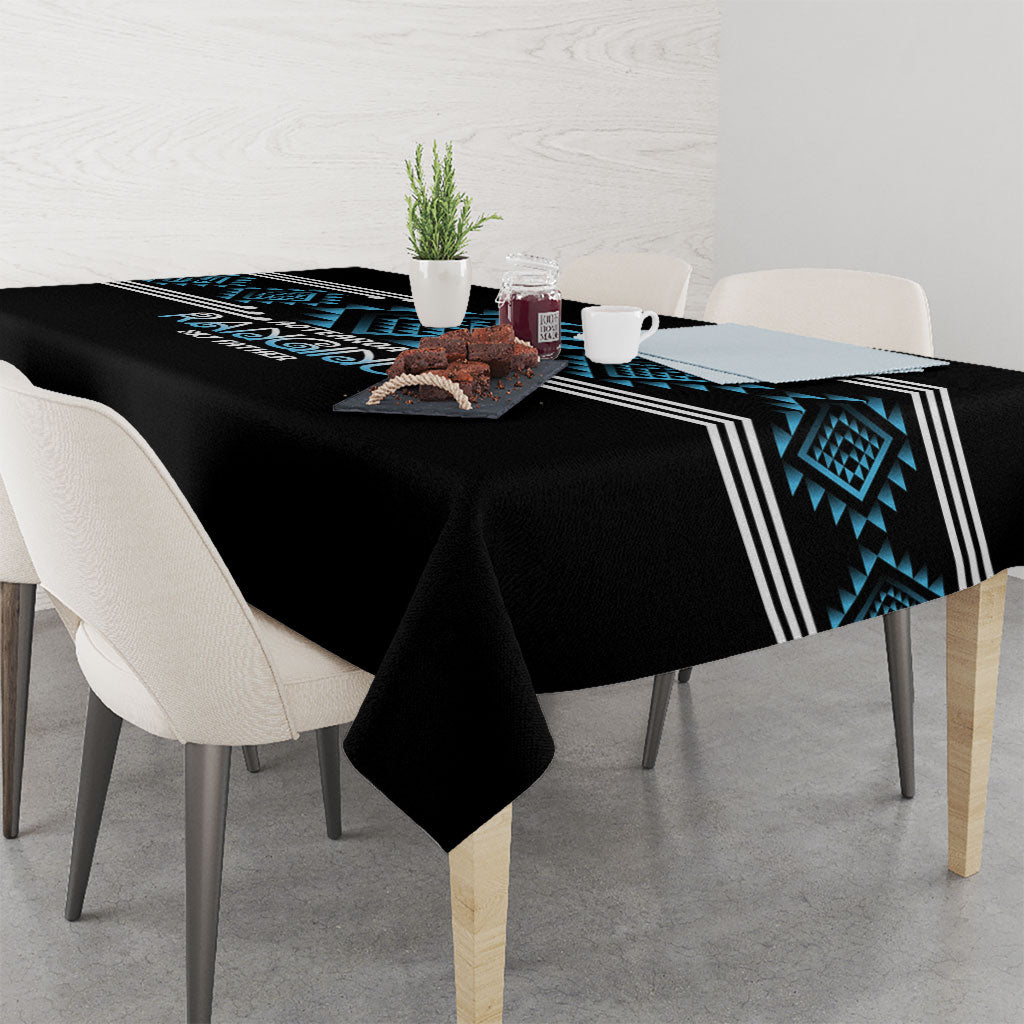 Aotearoa Atua Ranginui Tablecloth Maori Sky Father Taniko Motifs