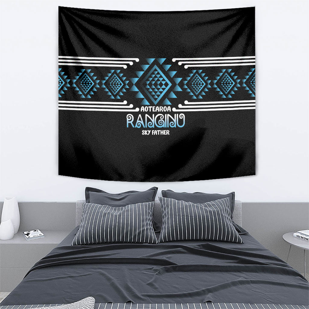 Aotearoa Atua Ranginui Tapestry Maori Sky Father Taniko Motifs