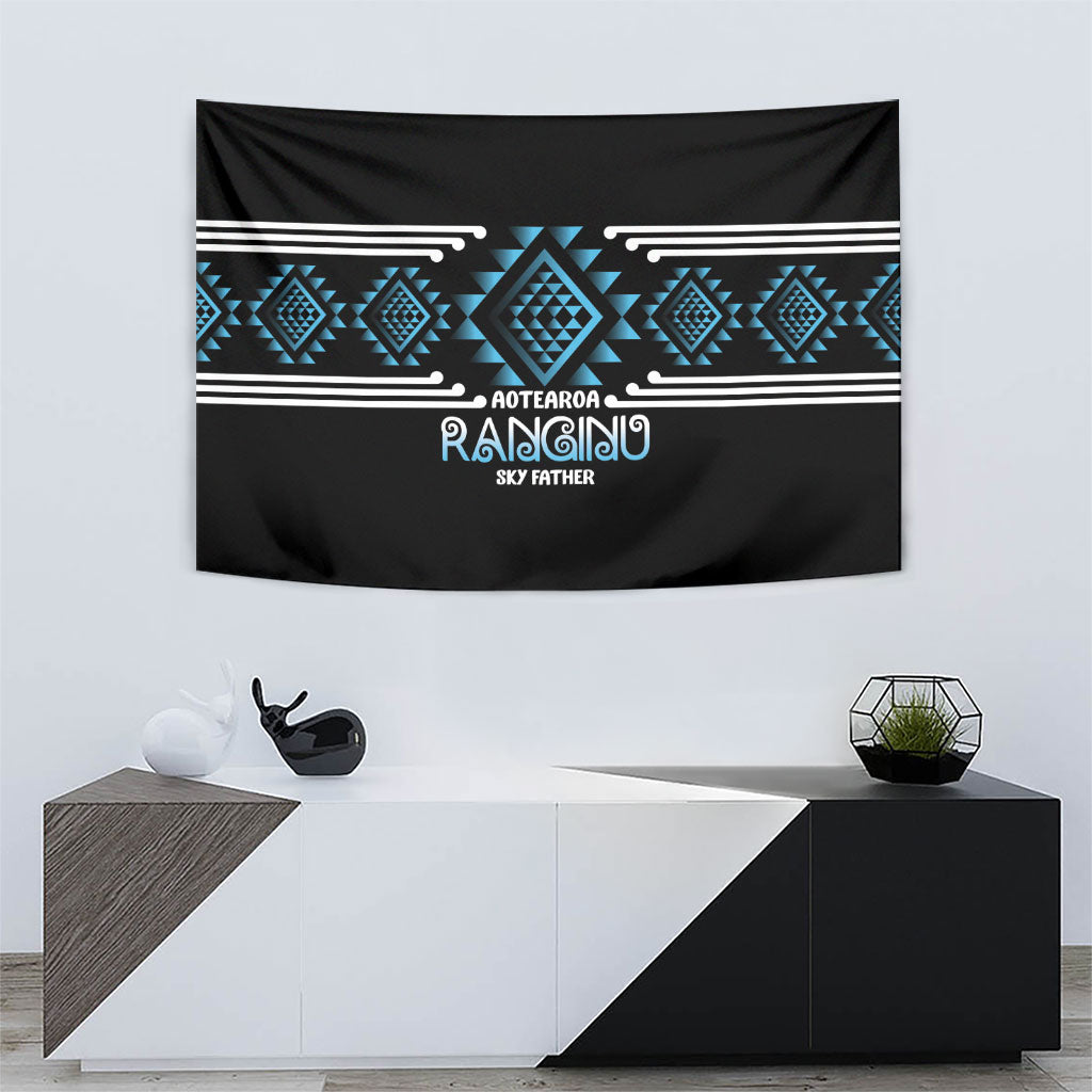 Aotearoa Atua Ranginui Tapestry Maori Sky Father Taniko Motifs