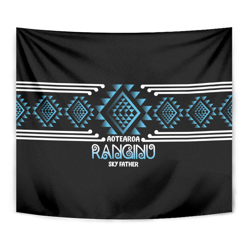 Aotearoa Atua Ranginui Tapestry Maori Sky Father Taniko Motifs