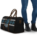 Aotearoa Atua Ranginui Travel Bag Maori Sky Father Taniko Motifs