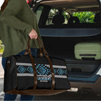 Aotearoa Atua Ranginui Travel Bag Maori Sky Father Taniko Motifs