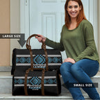Aotearoa Atua Ranginui Travel Bag Maori Sky Father Taniko Motifs