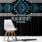 Aotearoa Atua Ranginui Window Curtain Maori Sky Father Taniko Motifs
