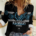 Aotearoa Atua Ranginui Personalised Women Casual Shirt Maori Sky Father Taniko Motifs