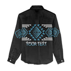 Aotearoa Atua Ranginui Personalised Women Casual Shirt Maori Sky Father Taniko Motifs