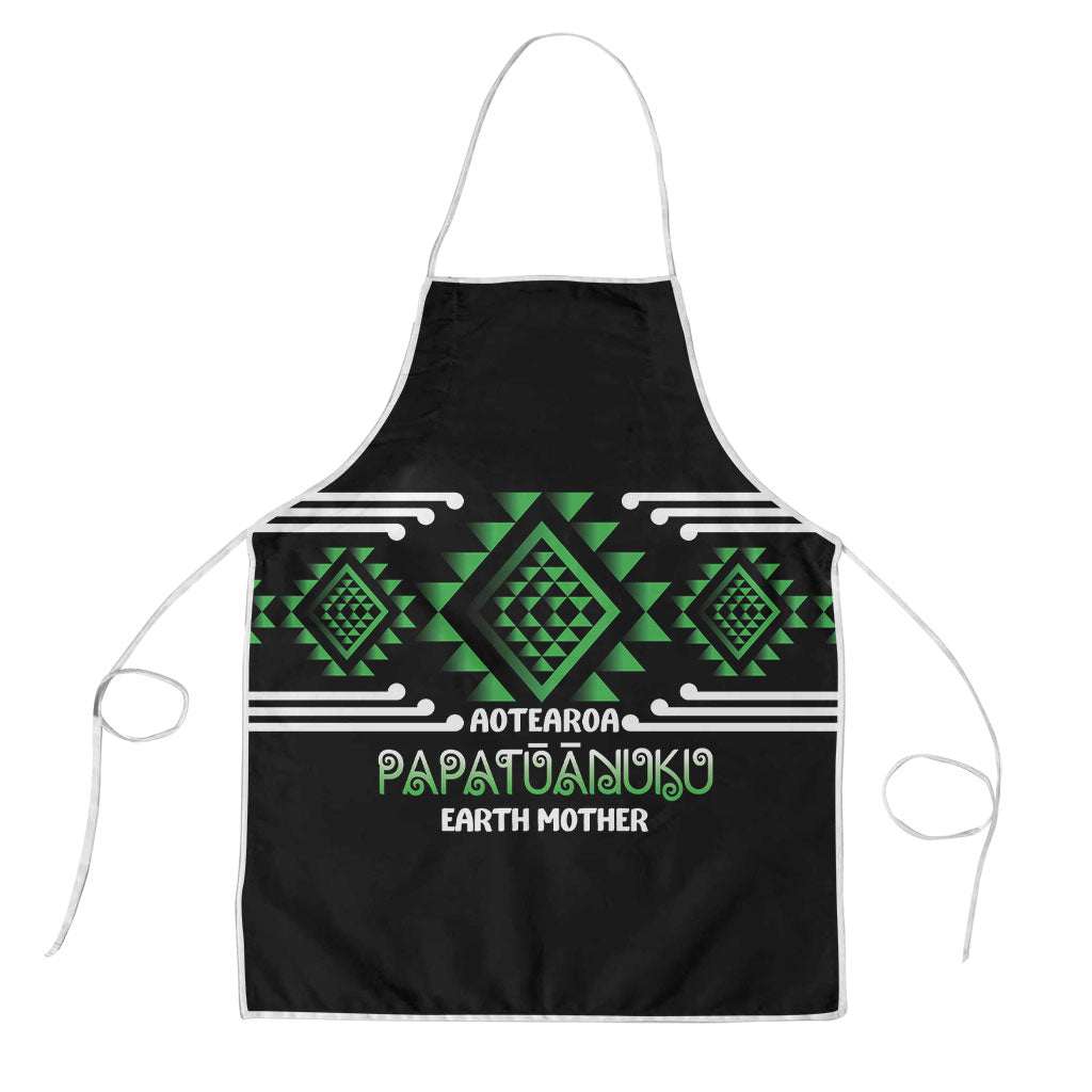 Aotearoa Atua Papatuanuku Apron Maori Earth Mother Taniko Motifs