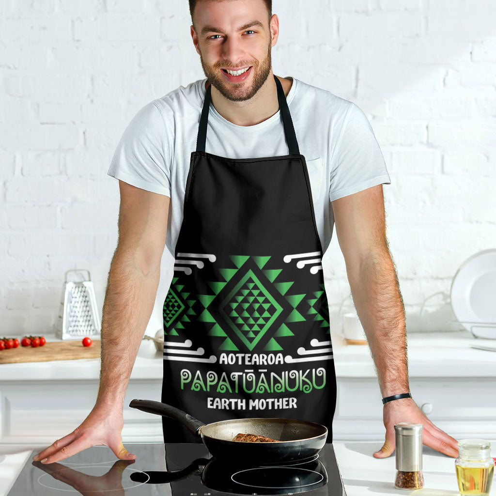 Aotearoa Atua Papatuanuku Apron Maori Earth Mother Taniko Motifs