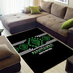 Aotearoa Atua Papatuanuku Area Rug Maori Earth Mother Taniko Motifs
