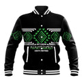 Aotearoa Atua Papatuanuku Personalised Baseball Jacket Maori Earth Mother Taniko Motifs