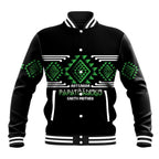 Aotearoa Atua Papatuanuku Personalised Baseball Jacket Maori Earth Mother Taniko Motifs