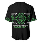 Aotearoa Atua Papatuanuku Personalised Baseball Jersey Maori Earth Mother Taniko Motifs
