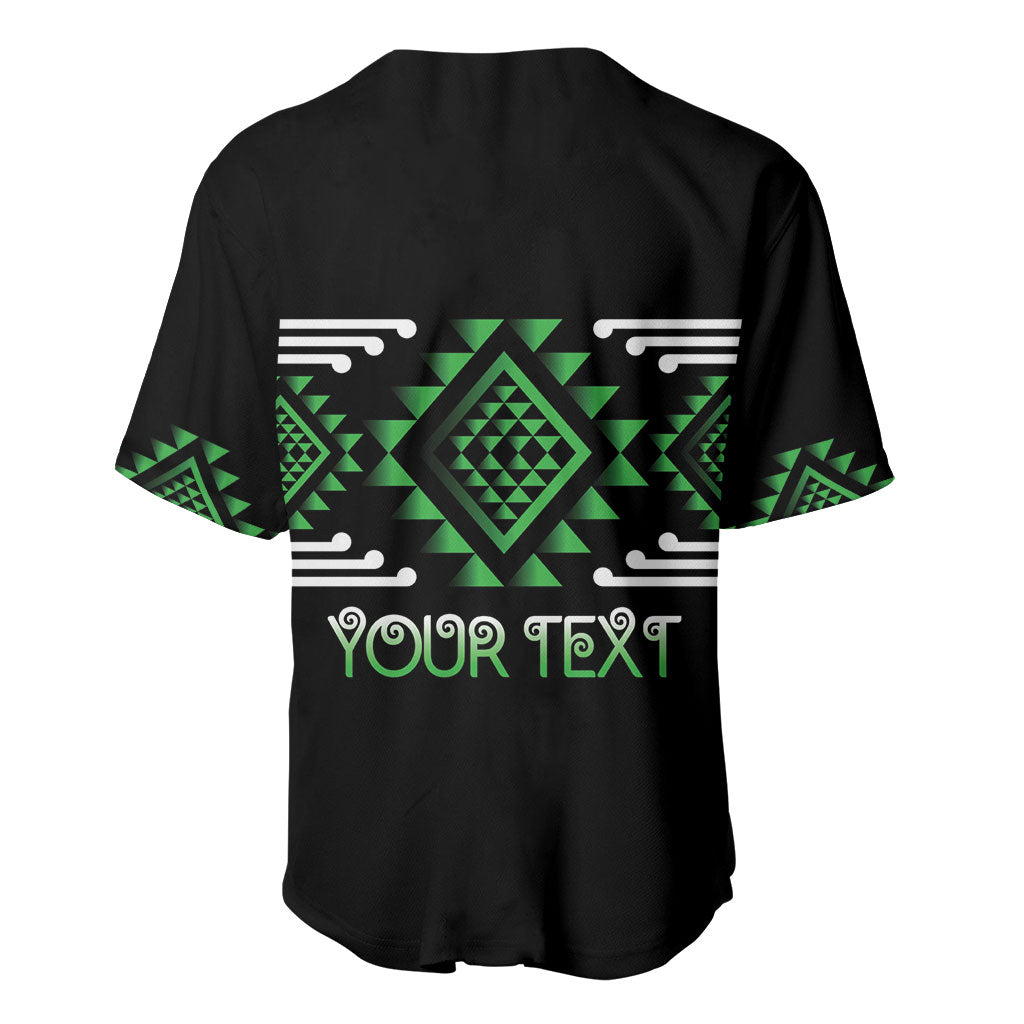 Aotearoa Atua Papatuanuku Personalised Baseball Jersey Maori Earth Mother Taniko Motifs