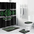 Aotearoa Atua Papatuanuku Bathroom Set Maori Earth Mother Taniko Motifs