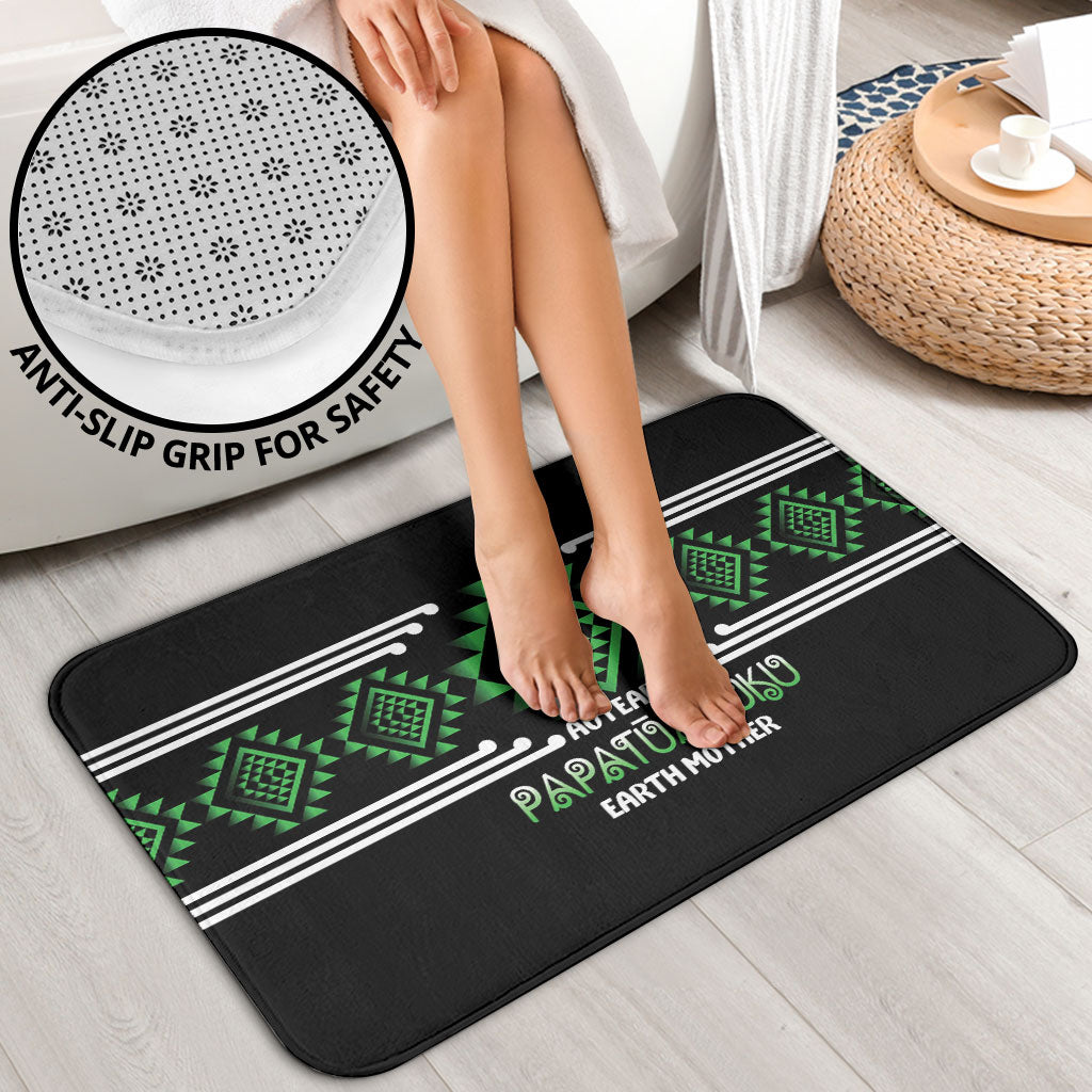 Aotearoa Atua Papatuanuku Bathroom Set Maori Earth Mother Taniko Motifs