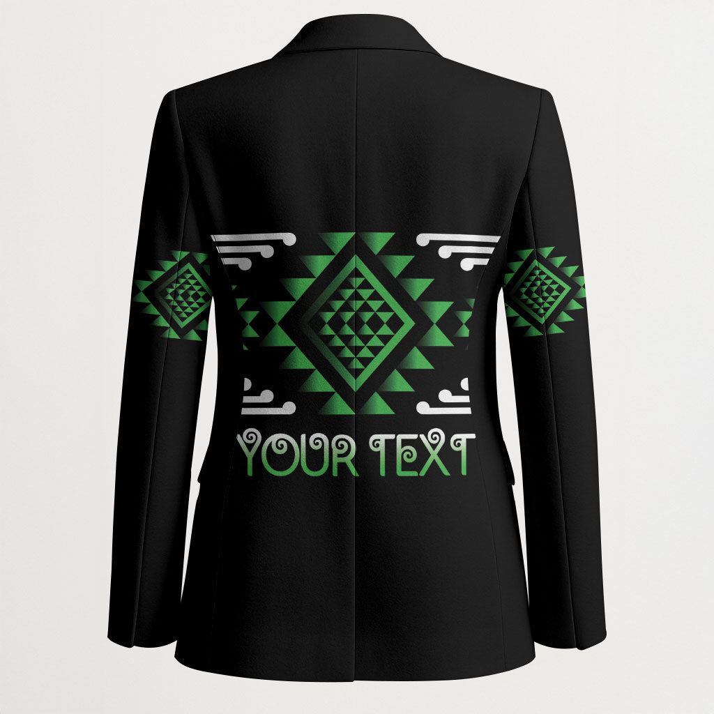 Aotearoa Atua Papatuanuku Personalised Blazer Maori Earth Mother Taniko Motifs