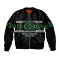 Aotearoa Atua Papatuanuku Personalised Bomber Jacket Maori Earth Mother Taniko Motifs