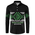 Aotearoa Atua Papatuanuku Personalised Button Sweatshirt Maori Earth Mother Taniko Motifs
