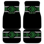 Aotearoa Atua Papatuanuku Personalised Car Mats Maori Earth Mother Taniko Motifs