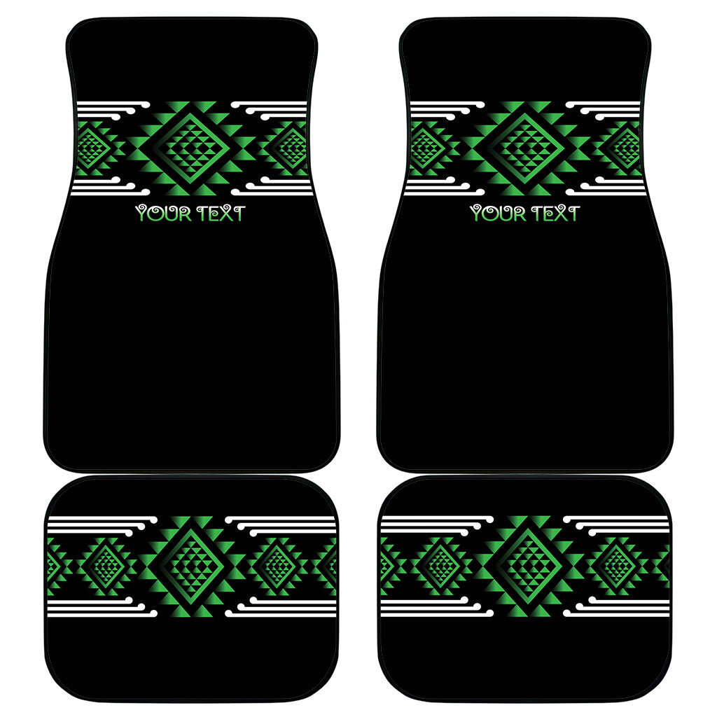 Aotearoa Atua Papatuanuku Personalised Car Mats Maori Earth Mother Taniko Motifs