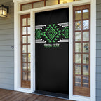 Aotearoa Atua Papatuanuku Personalised Door Cover Maori Earth Mother Taniko Motifs