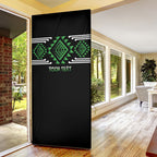Aotearoa Atua Papatuanuku Personalised Door Cover Maori Earth Mother Taniko Motifs
