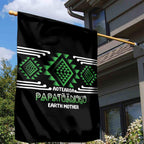 Aotearoa Atua Papatuanuku Garden Flag Maori Earth Mother Taniko Motifs