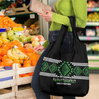 Aotearoa Atua Papatuanuku Grocery Bag Maori Earth Mother Taniko Motifs