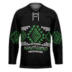 Aotearoa Atua Papatuanuku Personalised Hockey Jersey Maori Earth Mother Taniko Motifs