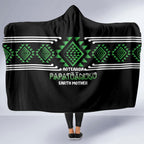 Aotearoa Atua Papatuanuku Hooded Blanket Maori Earth Mother Taniko Motifs