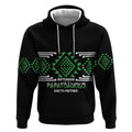 Aotearoa Atua Papatuanuku Personalised Hoodie Maori Earth Mother Taniko Motifs