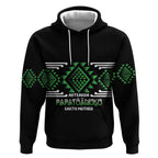 Aotearoa Atua Papatuanuku Personalised Hoodie Maori Earth Mother Taniko Motifs