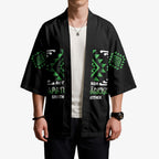 Aotearoa Atua Papatuanuku Personalised Kimono Maori Earth Mother Taniko Motifs