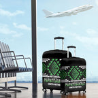 Aotearoa Atua Papatuanuku Luggage Cover Maori Earth Mother Taniko Motifs