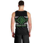 Aotearoa Atua Papatuanuku Personalised Men Tank Top Maori Earth Mother Taniko Motifs
