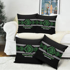 Aotearoa Atua Papatuanuku Pillow Cover Maori Earth Mother Taniko Motifs