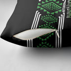 Aotearoa Atua Papatuanuku Pillow Cover Maori Earth Mother Taniko Motifs