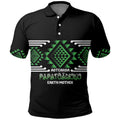 Aotearoa Atua Papatuanuku Personalised Polo Shirt Maori Earth Mother Taniko Motifs