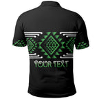 Aotearoa Atua Papatuanuku Personalised Polo Shirt Maori Earth Mother Taniko Motifs