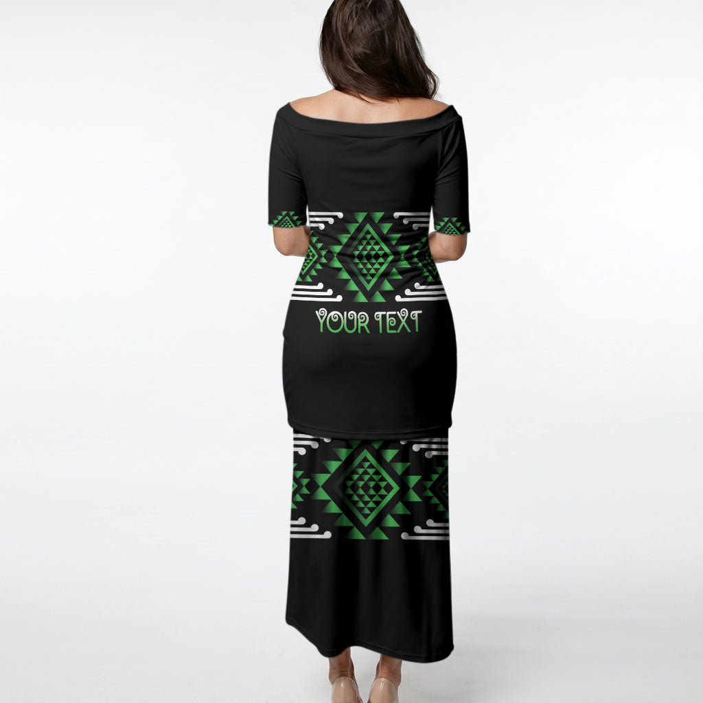 Aotearoa Atua Papatuanuku Personalised Puletasi Maori Earth Mother Taniko Motifs