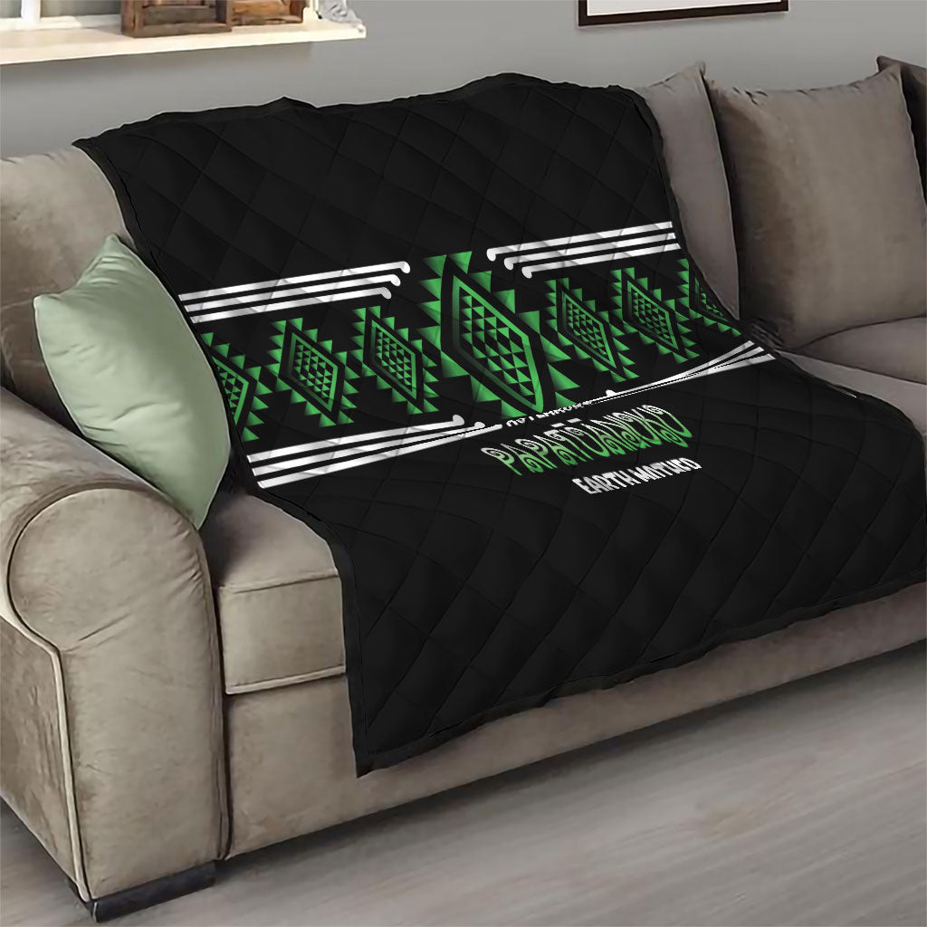 Aotearoa Atua Papatuanuku Quilt Maori Earth Mother Taniko Motifs