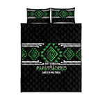 Aotearoa Atua Papatuanuku Quilt Bed Set Maori Earth Mother Taniko Motifs