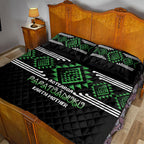 Aotearoa Atua Papatuanuku Quilt Bed Set Maori Earth Mother Taniko Motifs