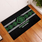 Aotearoa Atua Papatuanuku Rubber Doormat Maori Earth Mother Taniko Motifs