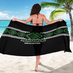 Aotearoa Atua Papatuanuku Sarong Maori Earth Mother Taniko Motifs