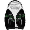 Aotearoa Atua Papatuanuku Personalised Sherpa Hoodie Maori Earth Mother Taniko Motifs
