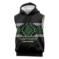 Aotearoa Atua Papatuanuku Personalised Sleeveless Hoodie Maori Earth Mother Taniko Motifs