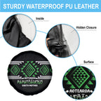 Aotearoa Atua Papatuanuku Spare Tire Cover Maori Earth Mother Taniko Motifs